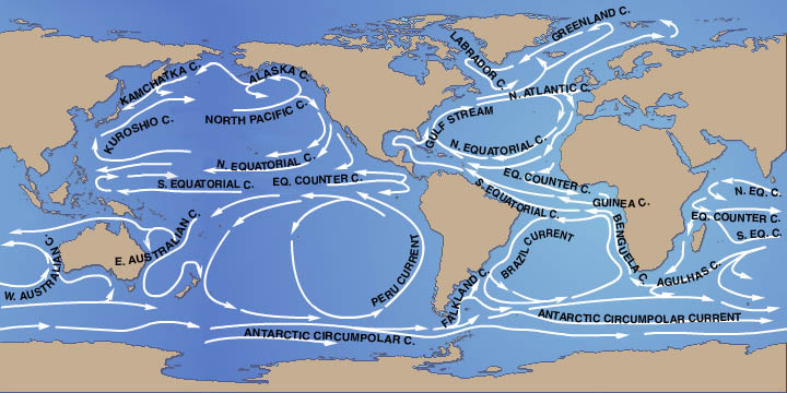 pacific ocean currents