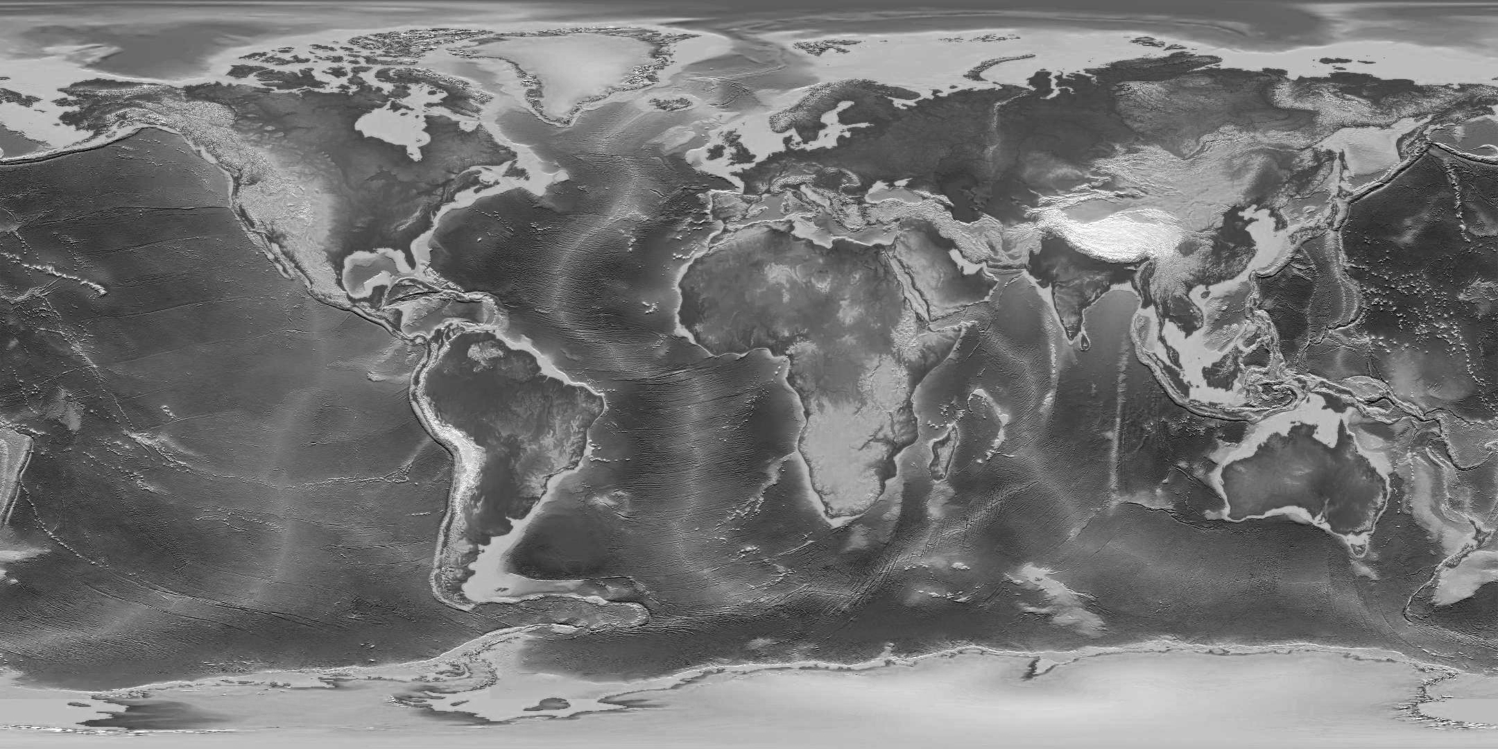 Earth heightmap