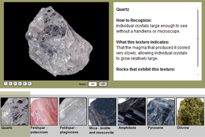 Igneous environments of rystallization.